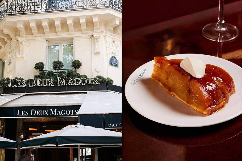Intérieur des Deux Magots à Paris