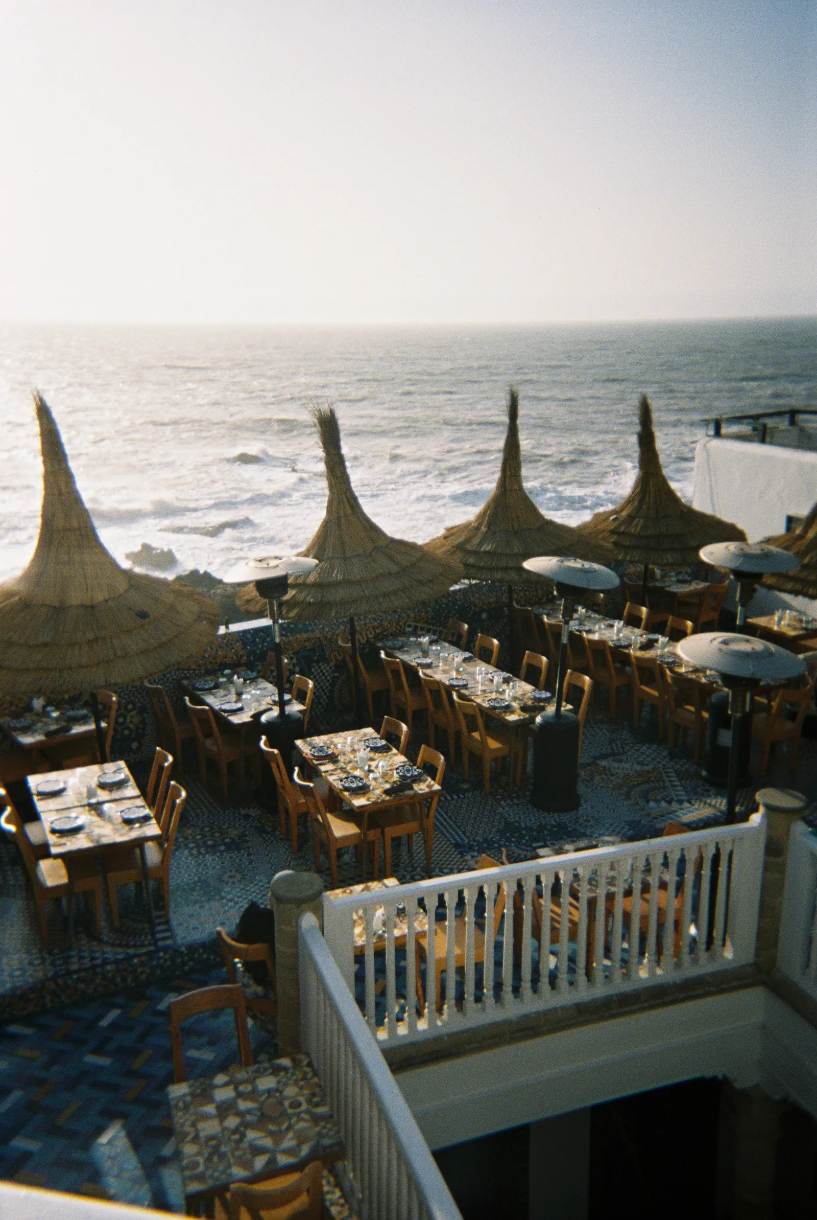 Terraza con vistas del hotel Salut Maroc